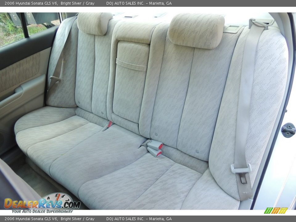 2006 Hyundai Sonata GLS V6 Bright Silver / Gray Photo #13
