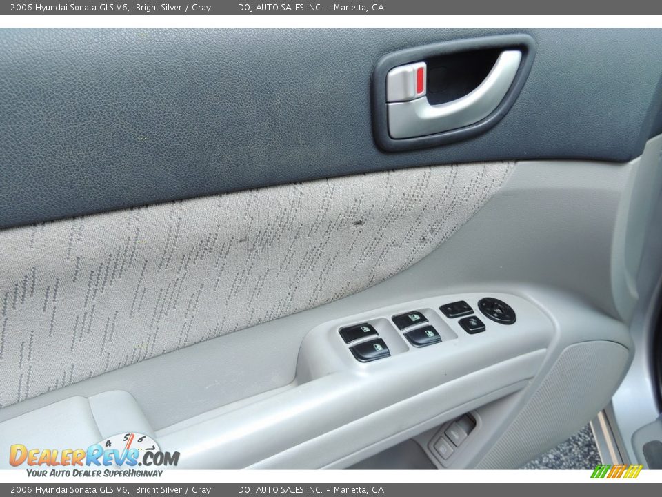 2006 Hyundai Sonata GLS V6 Bright Silver / Gray Photo #15