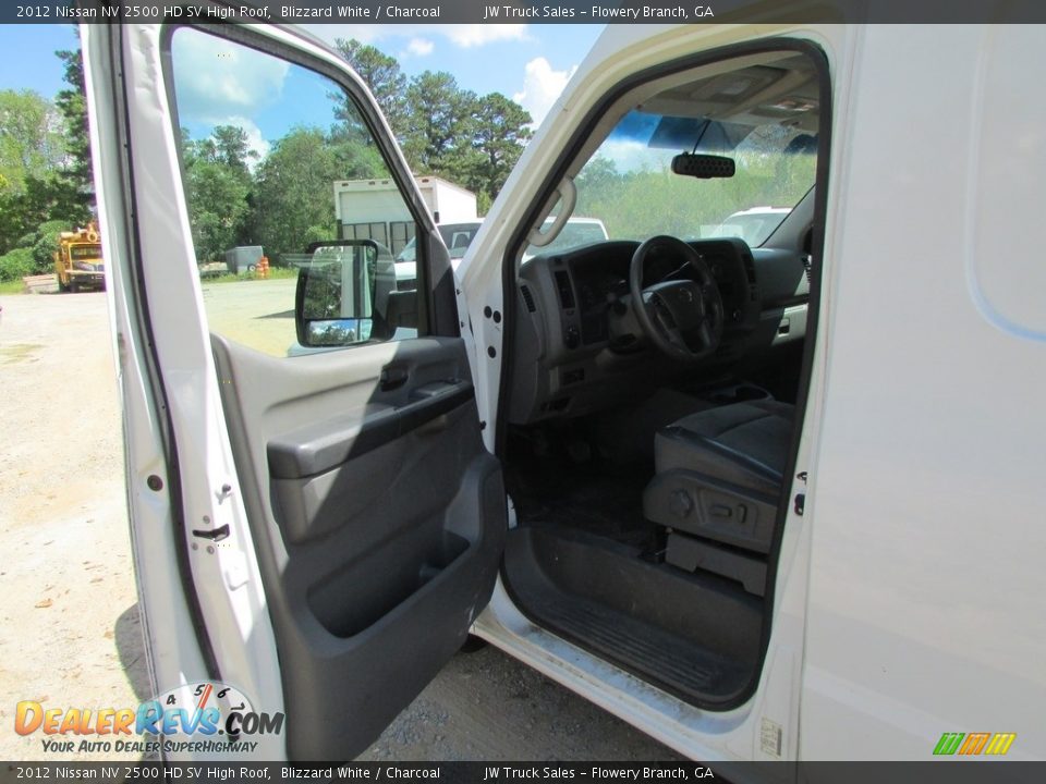 2012 Nissan NV 2500 HD SV High Roof Blizzard White / Charcoal Photo #10