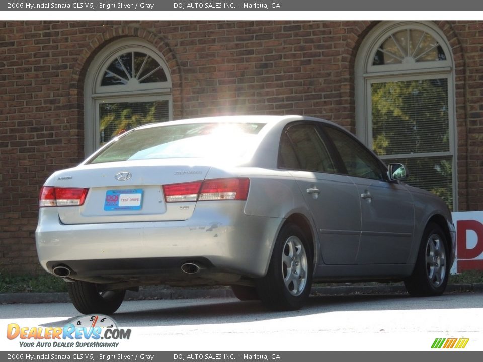 2006 Hyundai Sonata GLS V6 Bright Silver / Gray Photo #18