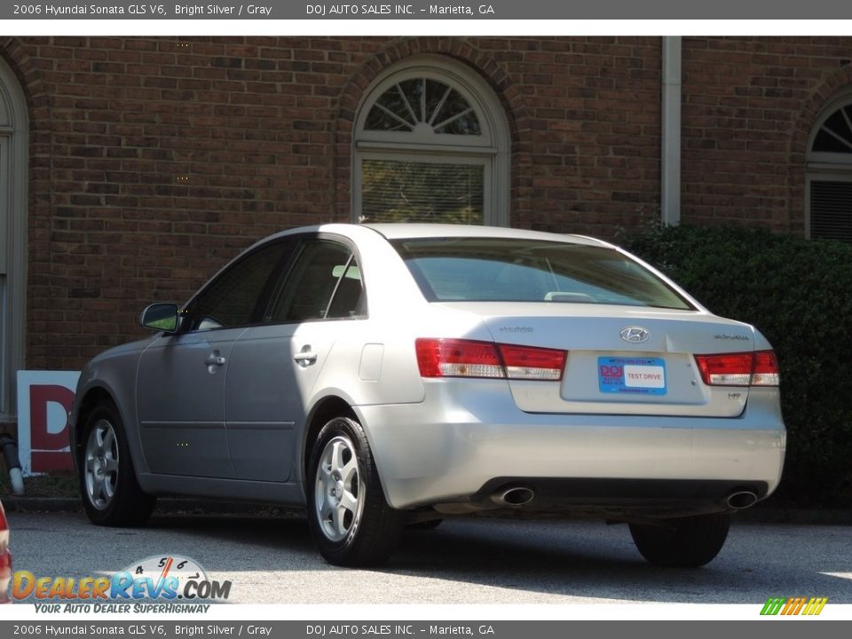 2006 Hyundai Sonata GLS V6 Bright Silver / Gray Photo #19