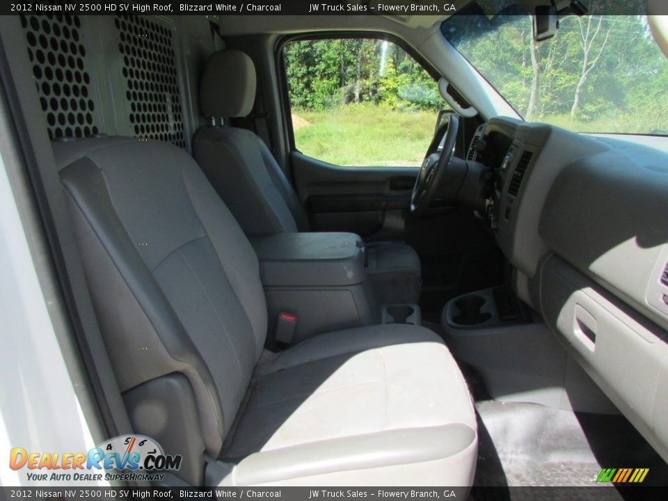 2012 Nissan NV 2500 HD SV High Roof Blizzard White / Charcoal Photo #24