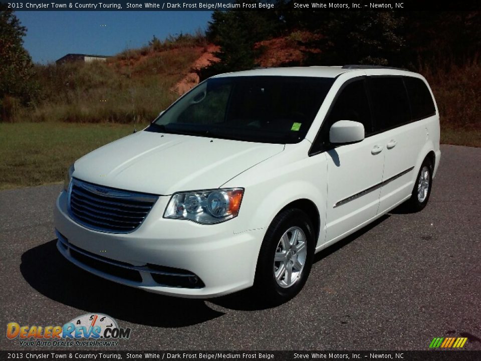 2013 Chrysler Town & Country Touring Stone White / Dark Frost Beige/Medium Frost Beige Photo #2