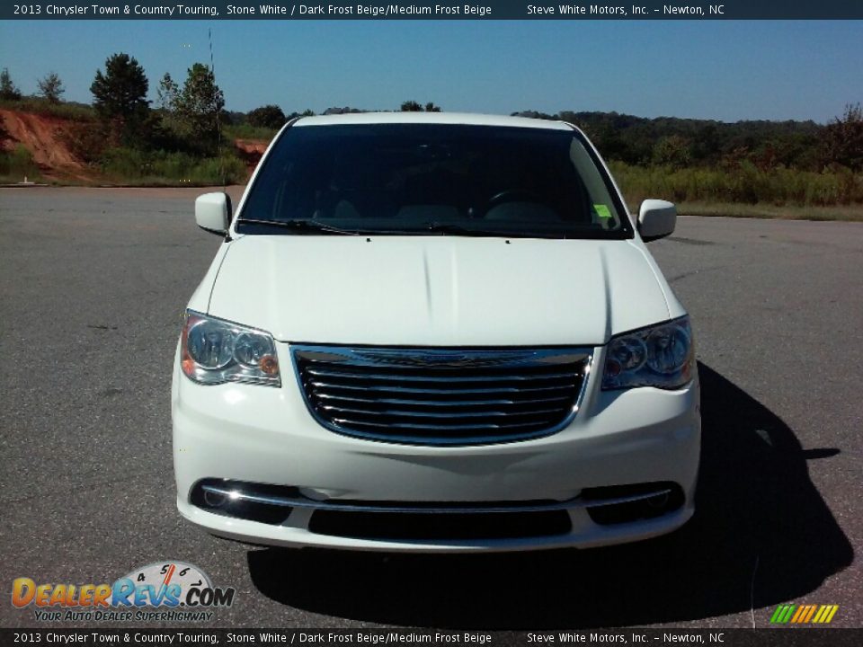 2013 Chrysler Town & Country Touring Stone White / Dark Frost Beige/Medium Frost Beige Photo #3