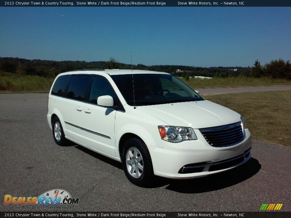 2013 Chrysler Town & Country Touring Stone White / Dark Frost Beige/Medium Frost Beige Photo #4