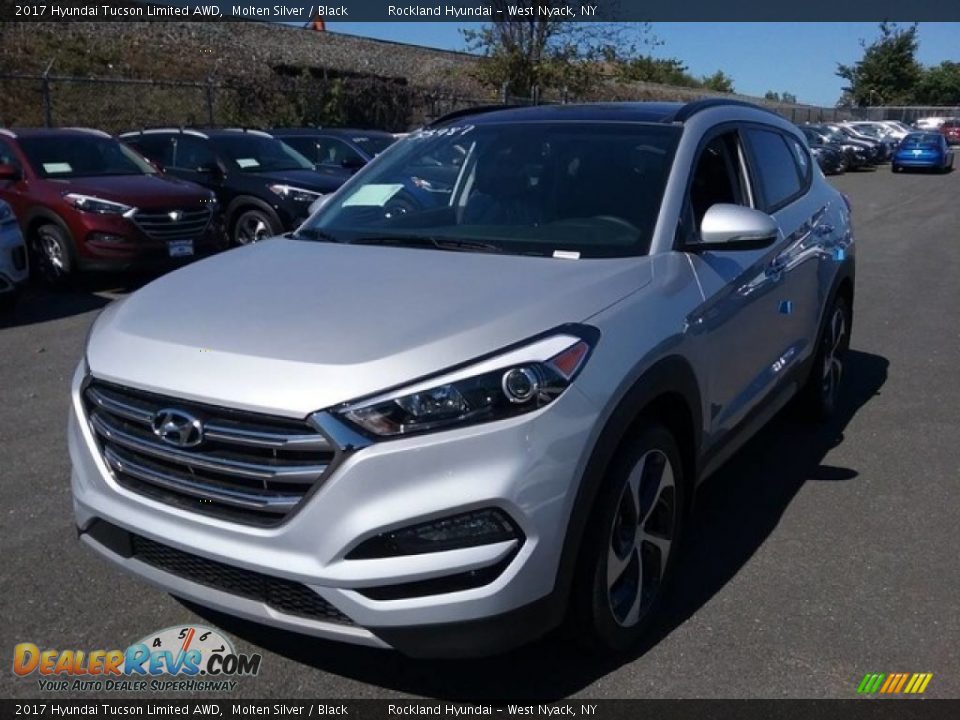 2017 Hyundai Tucson Limited AWD Molten Silver / Black Photo #1