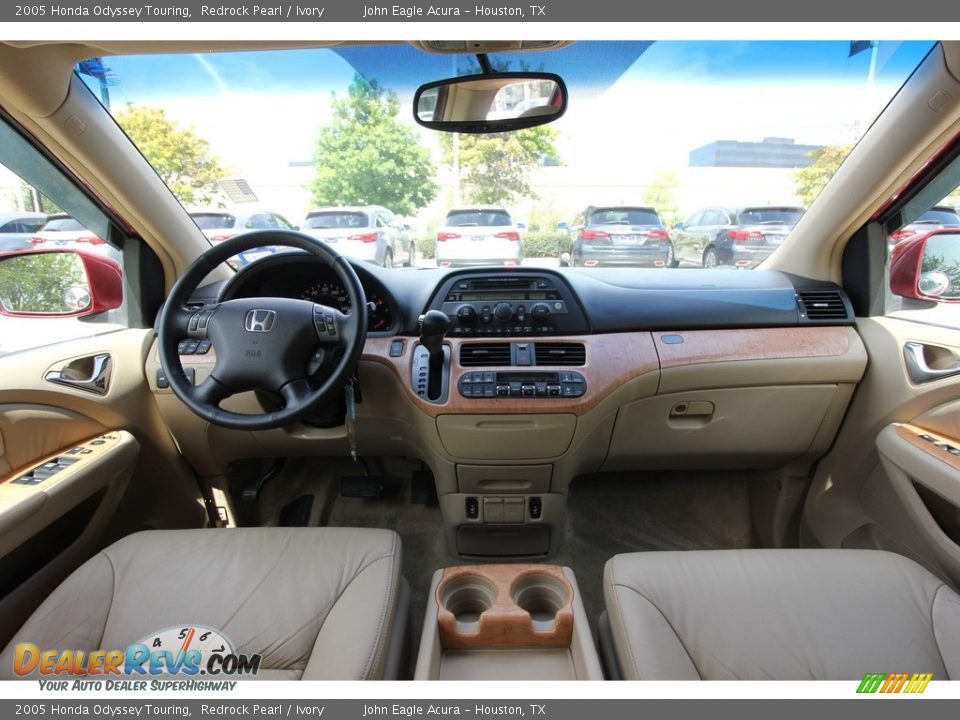 2005 Honda Odyssey Touring Redrock Pearl / Ivory Photo #29