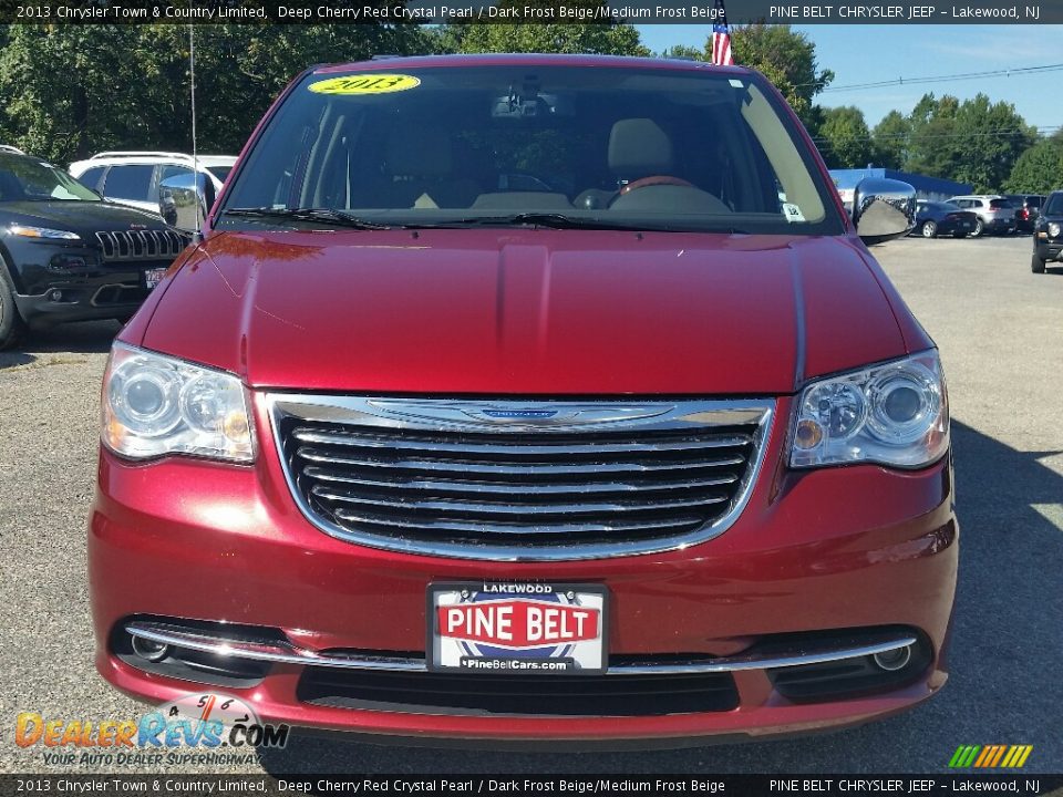 2013 Chrysler Town & Country Limited Deep Cherry Red Crystal Pearl / Dark Frost Beige/Medium Frost Beige Photo #2
