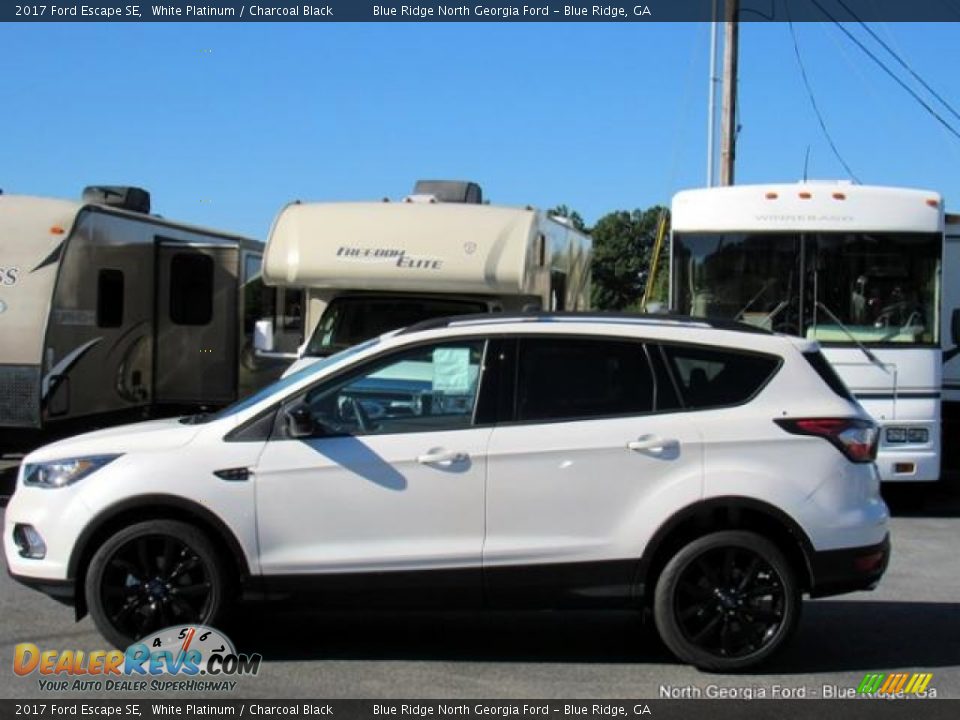 2017 Ford Escape SE White Platinum / Charcoal Black Photo #2
