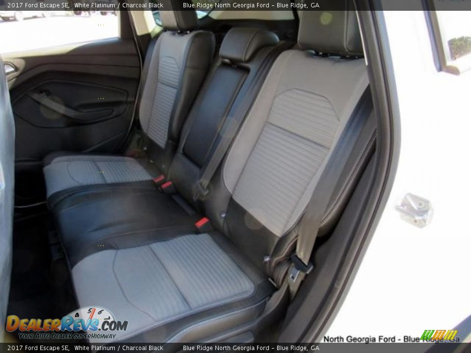 2017 Ford Escape SE White Platinum / Charcoal Black Photo #12