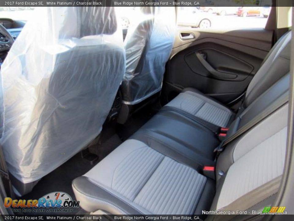 2017 Ford Escape SE White Platinum / Charcoal Black Photo #27