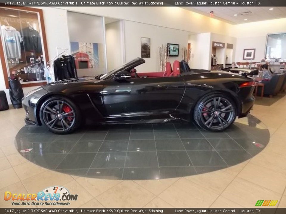 Ultimate Black 2017 Jaguar F-TYPE SVR AWD Convertible Photo #10