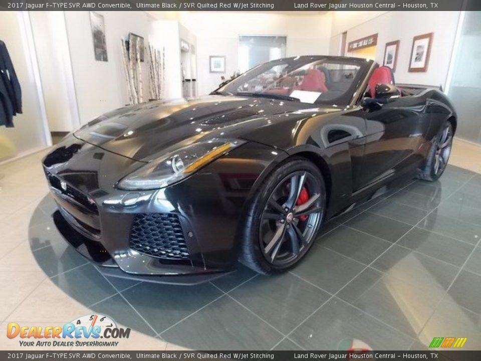 Front 3/4 View of 2017 Jaguar F-TYPE SVR AWD Convertible Photo #11