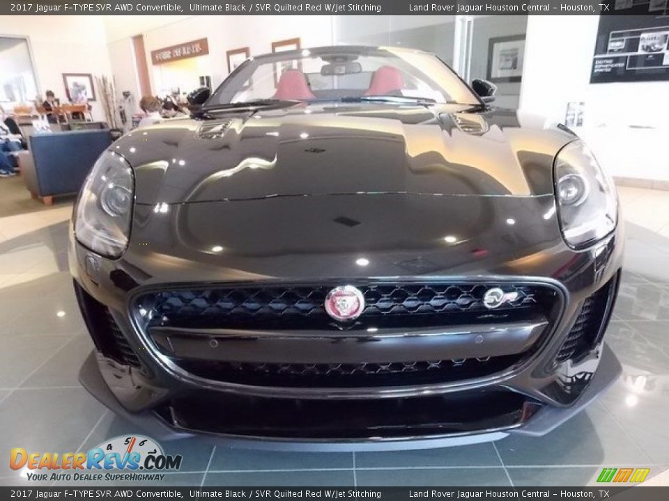 Ultimate Black 2017 Jaguar F-TYPE SVR AWD Convertible Photo #12