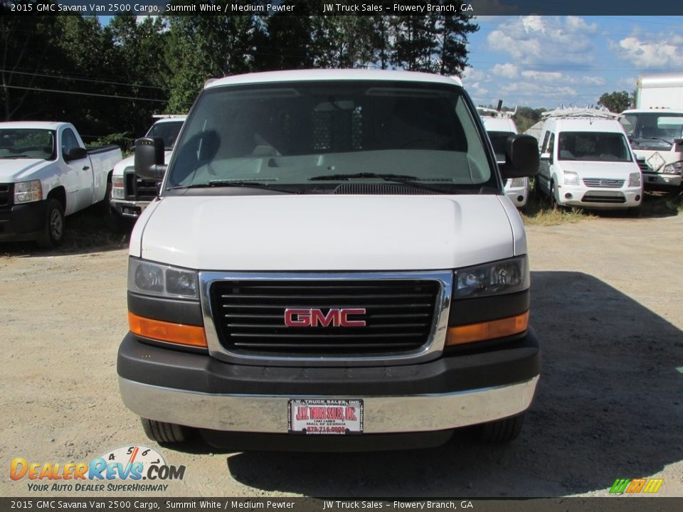 2015 GMC Savana Van 2500 Cargo Summit White / Medium Pewter Photo #2