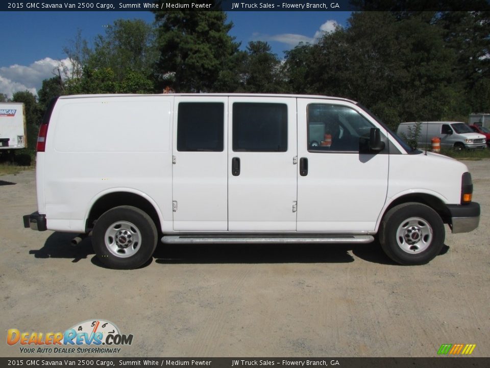 2015 GMC Savana Van 2500 Cargo Summit White / Medium Pewter Photo #4