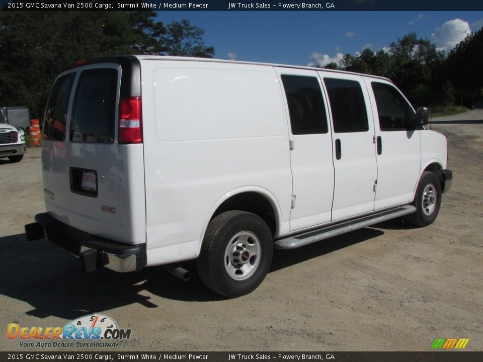 2015 GMC Savana Van 2500 Cargo Summit White / Medium Pewter Photo #5