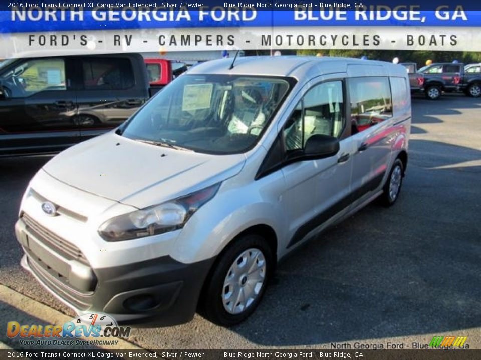2016 Ford Transit Connect XL Cargo Van Extended Silver / Pewter Photo #1