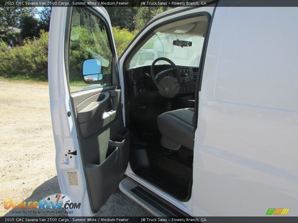 2015 GMC Savana Van 2500 Cargo Summit White / Medium Pewter Photo #10