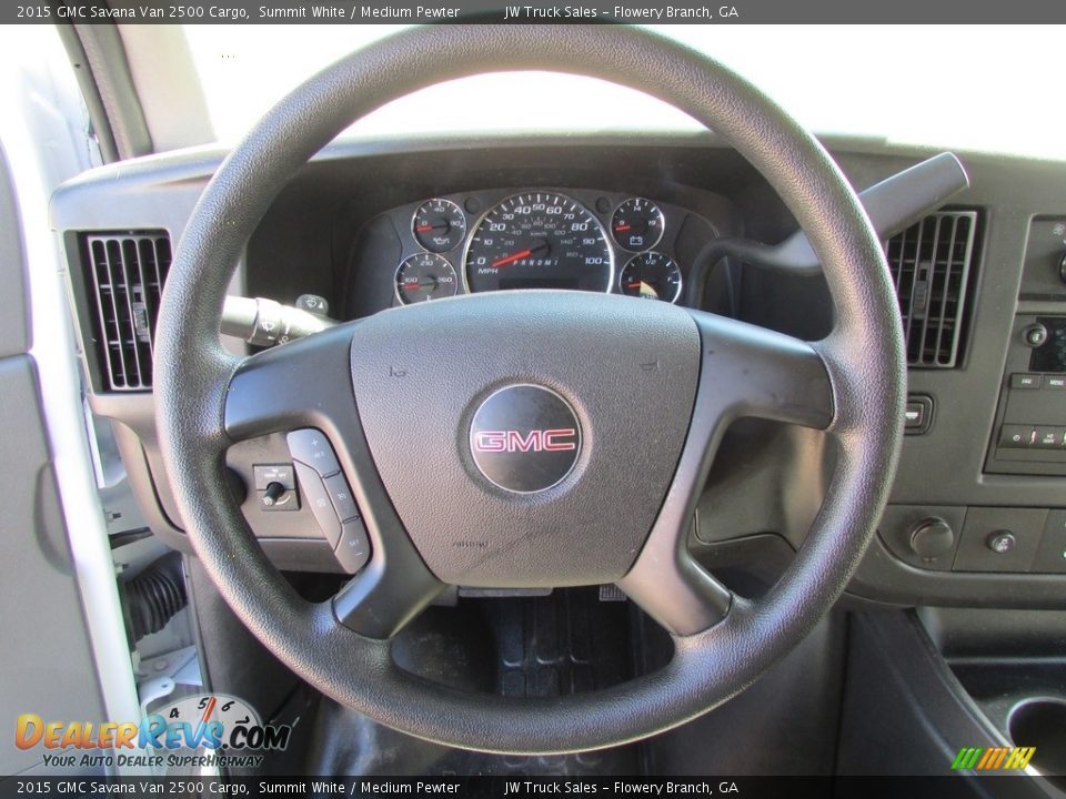 2015 GMC Savana Van 2500 Cargo Summit White / Medium Pewter Photo #13