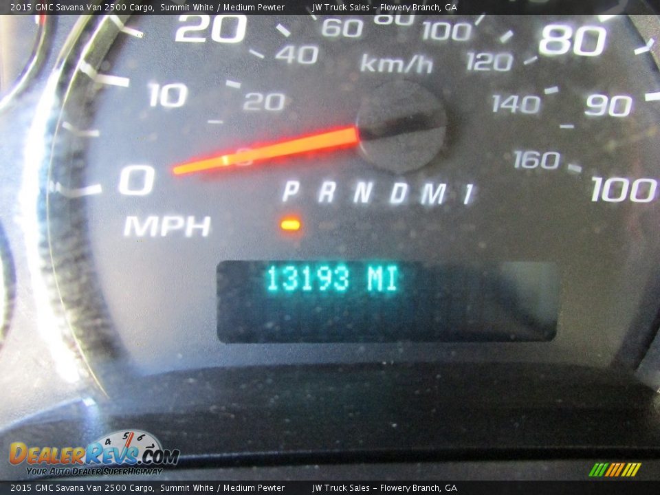 2015 GMC Savana Van 2500 Cargo Summit White / Medium Pewter Photo #14