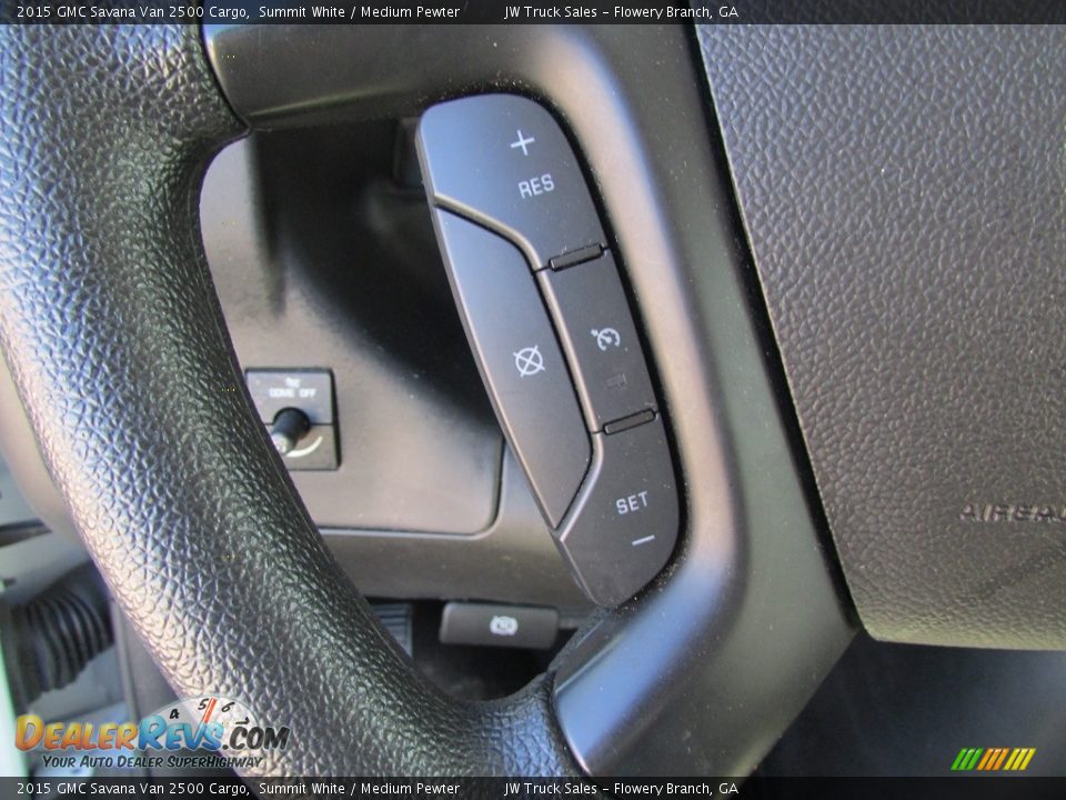 2015 GMC Savana Van 2500 Cargo Summit White / Medium Pewter Photo #15
