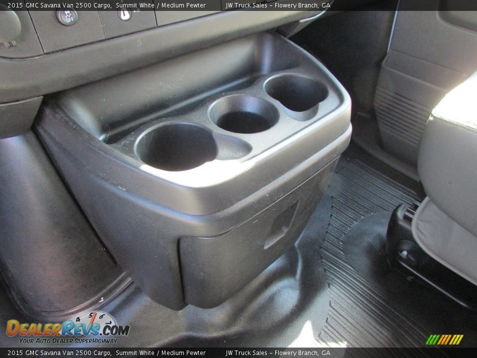 2015 GMC Savana Van 2500 Cargo Summit White / Medium Pewter Photo #17