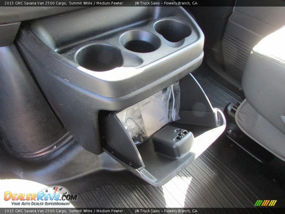 2015 GMC Savana Van 2500 Cargo Summit White / Medium Pewter Photo #18