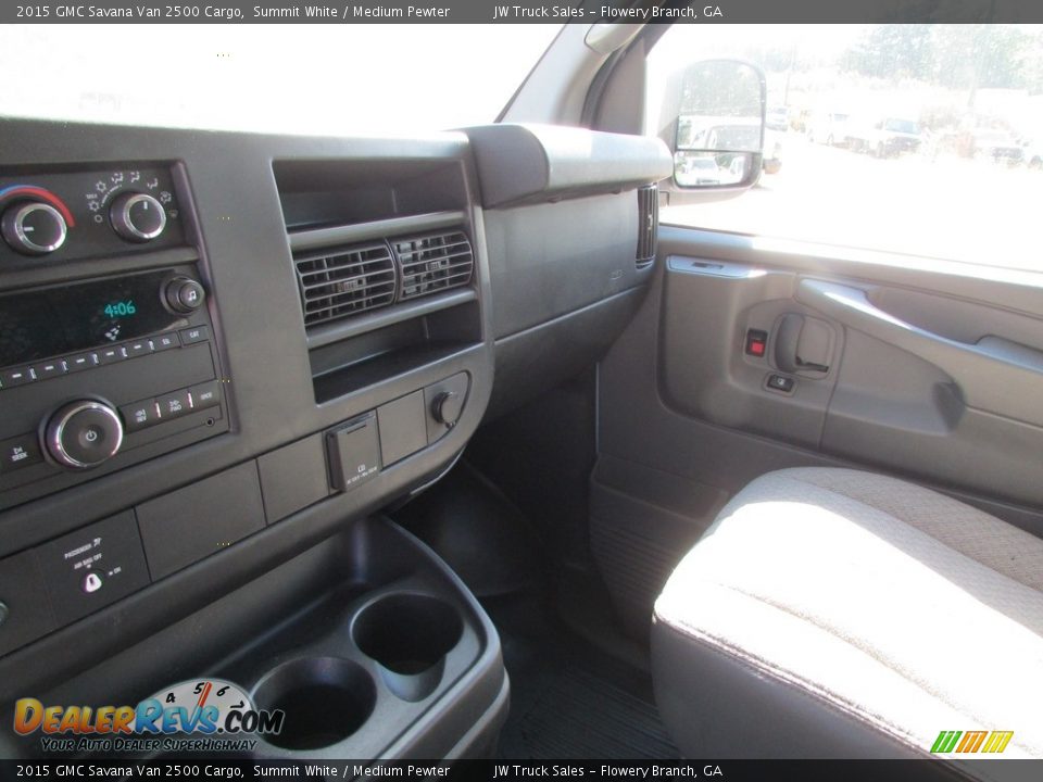 2015 GMC Savana Van 2500 Cargo Summit White / Medium Pewter Photo #19