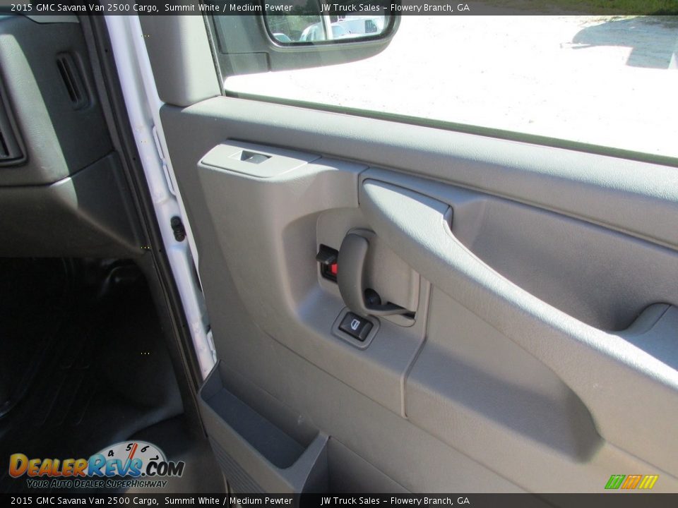 2015 GMC Savana Van 2500 Cargo Summit White / Medium Pewter Photo #21