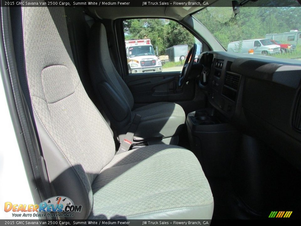 2015 GMC Savana Van 2500 Cargo Summit White / Medium Pewter Photo #22
