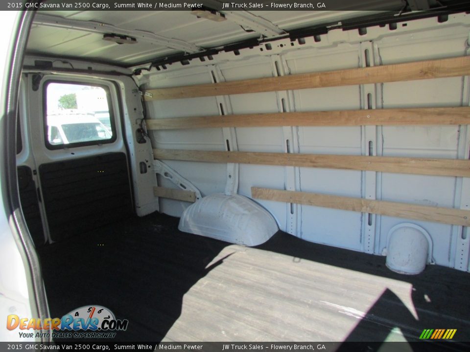 2015 GMC Savana Van 2500 Cargo Summit White / Medium Pewter Photo #24