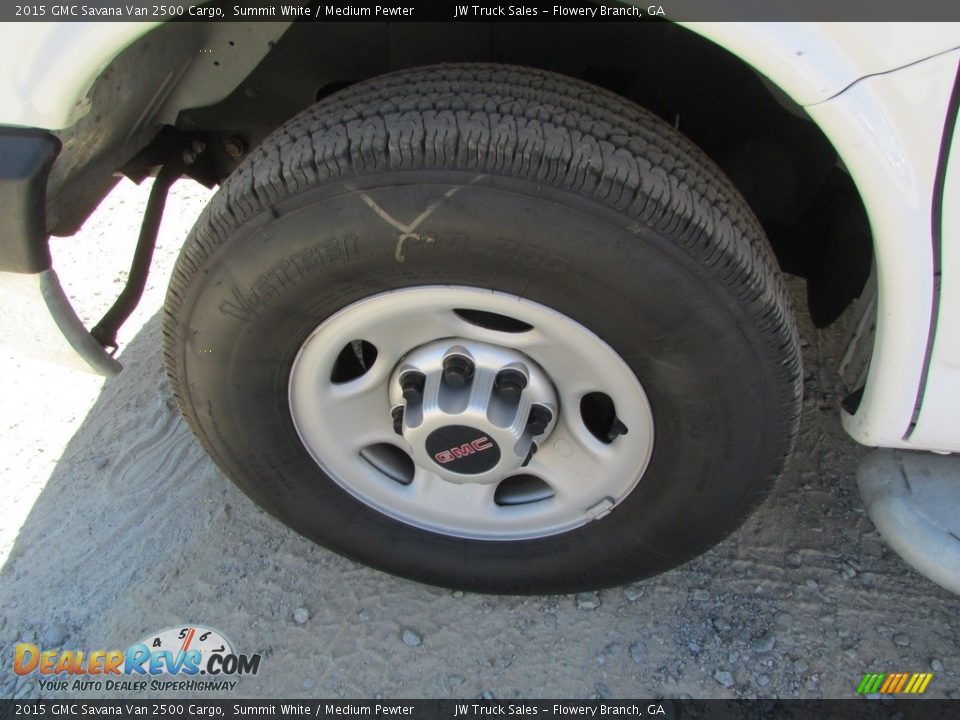 2015 GMC Savana Van 2500 Cargo Summit White / Medium Pewter Photo #27