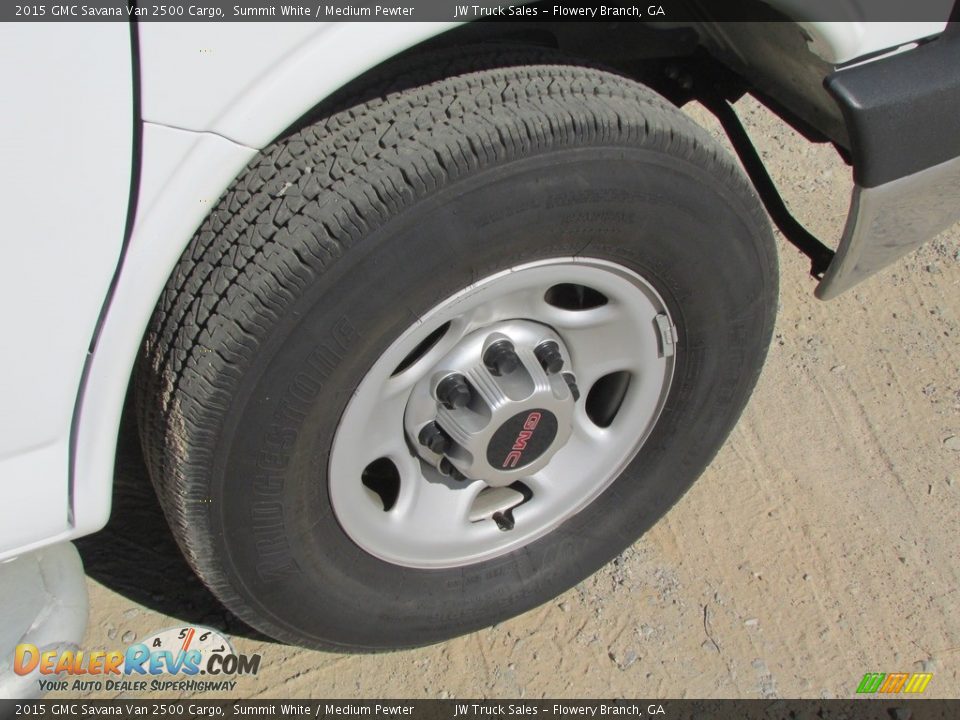 2015 GMC Savana Van 2500 Cargo Summit White / Medium Pewter Photo #28