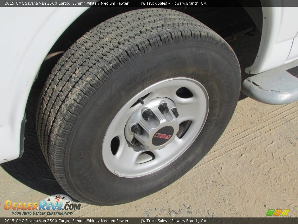 2015 GMC Savana Van 2500 Cargo Summit White / Medium Pewter Photo #29