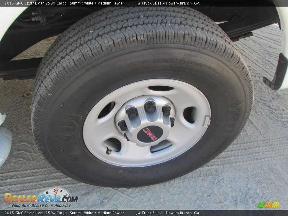 2015 GMC Savana Van 2500 Cargo Summit White / Medium Pewter Photo #30