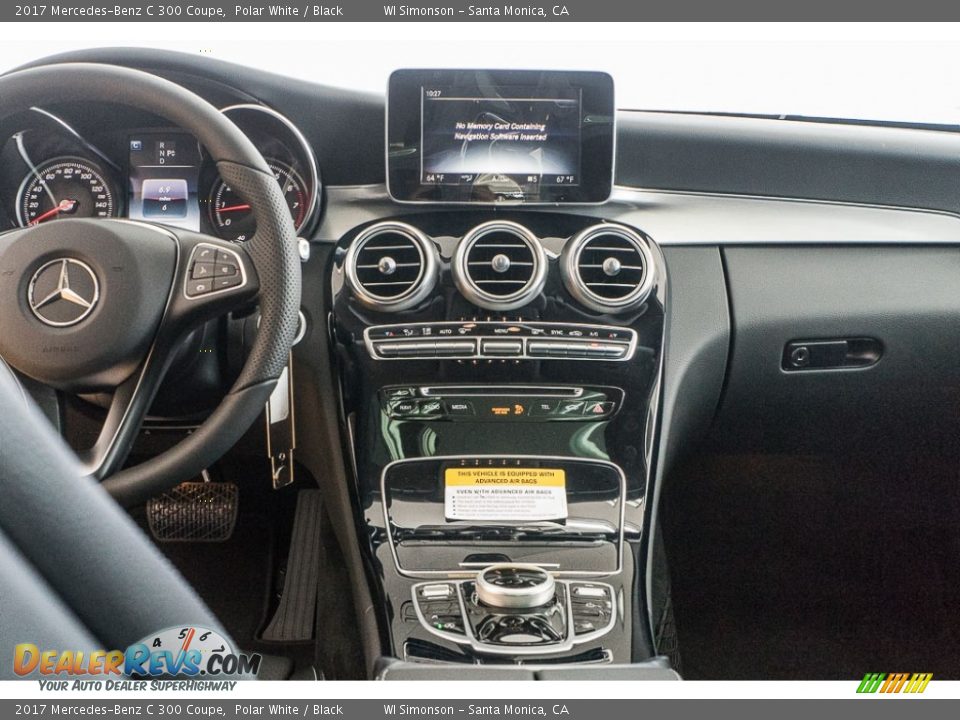 2017 Mercedes-Benz C 300 Coupe Polar White / Black Photo #7
