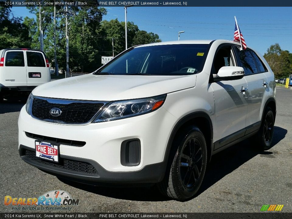 2014 Kia Sorento LX Snow White Pearl / Black Photo #3