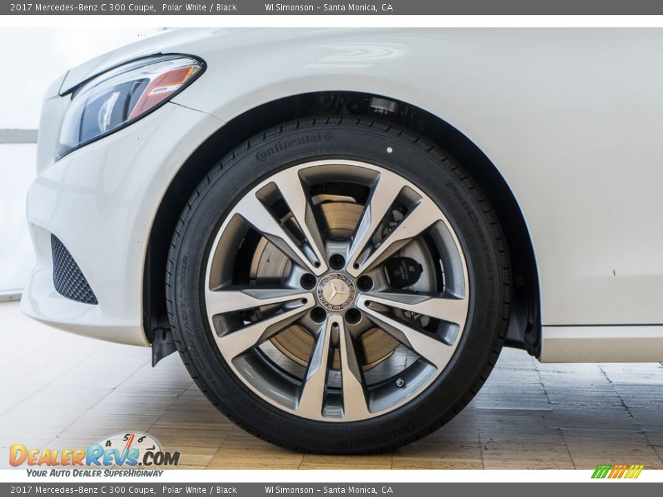 2017 Mercedes-Benz C 300 Coupe Polar White / Black Photo #10