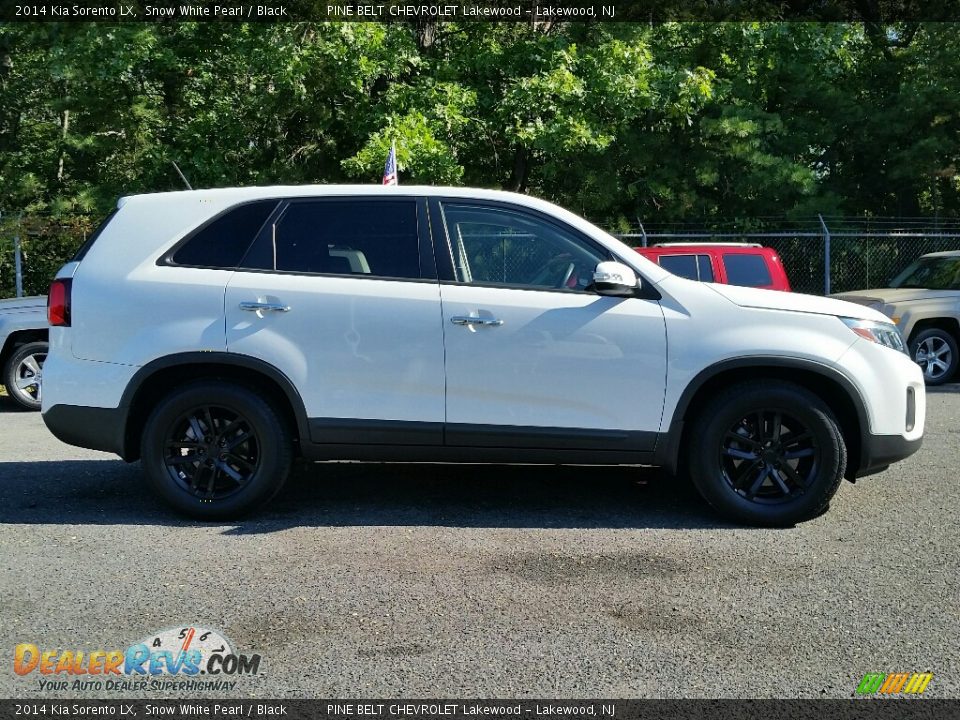 2014 Kia Sorento LX Snow White Pearl / Black Photo #4