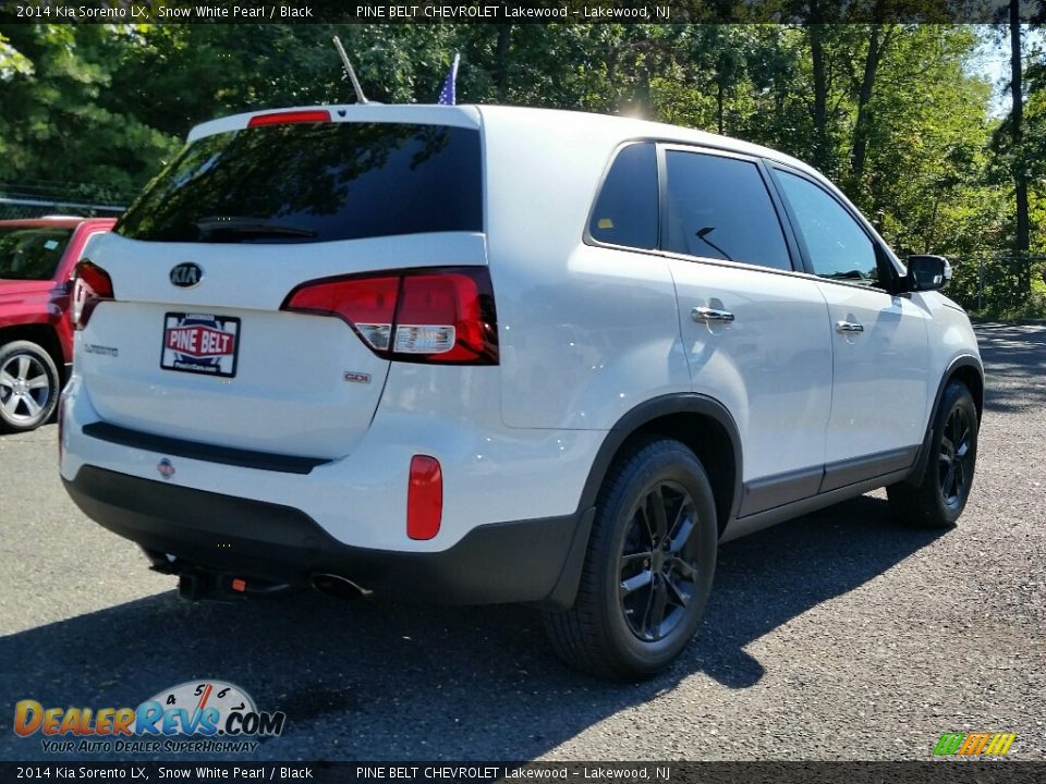 2014 Kia Sorento LX Snow White Pearl / Black Photo #5