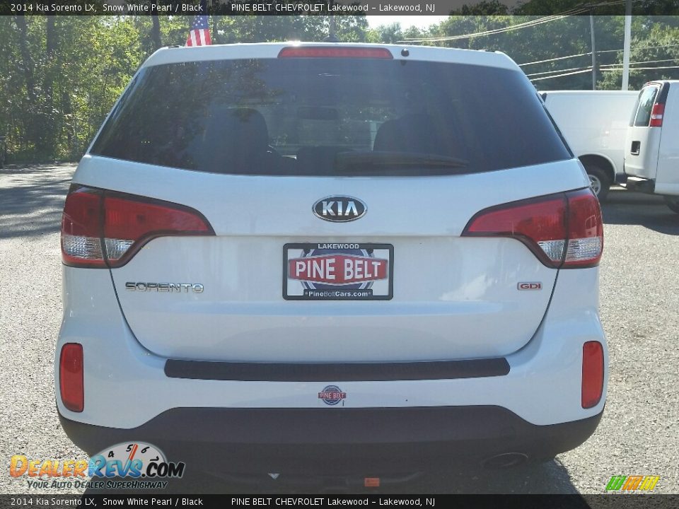 2014 Kia Sorento LX Snow White Pearl / Black Photo #6