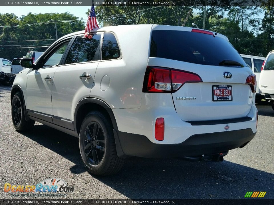 2014 Kia Sorento LX Snow White Pearl / Black Photo #7