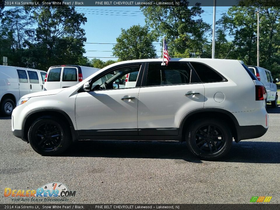 2014 Kia Sorento LX Snow White Pearl / Black Photo #8