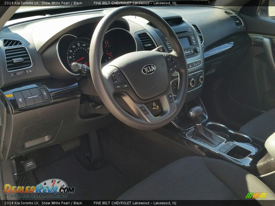 2014 Kia Sorento LX Snow White Pearl / Black Photo #9