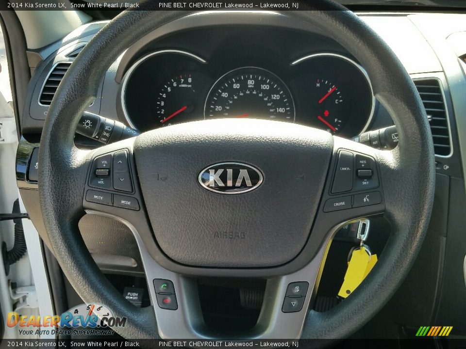 2014 Kia Sorento LX Snow White Pearl / Black Photo #14
