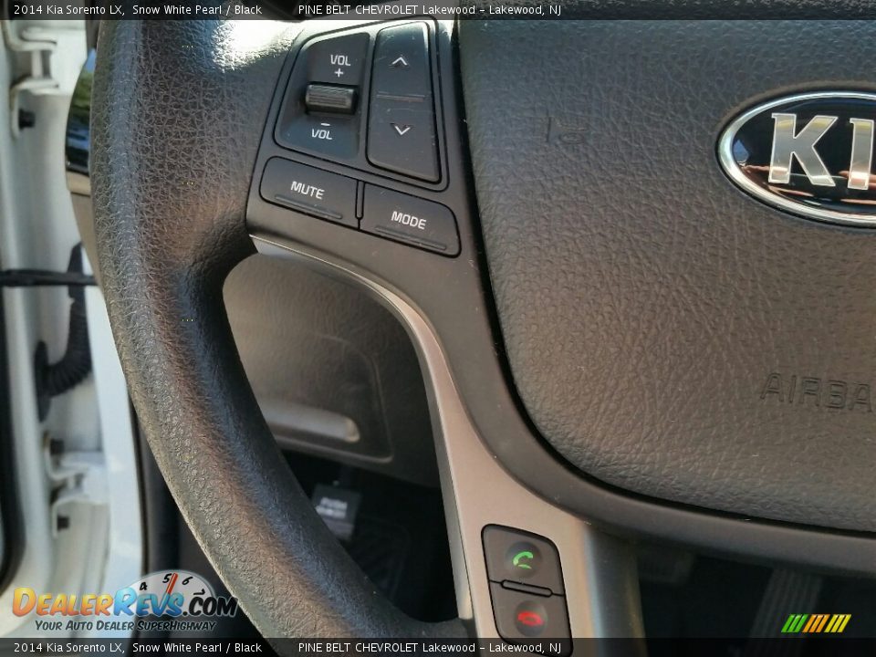 2014 Kia Sorento LX Snow White Pearl / Black Photo #15