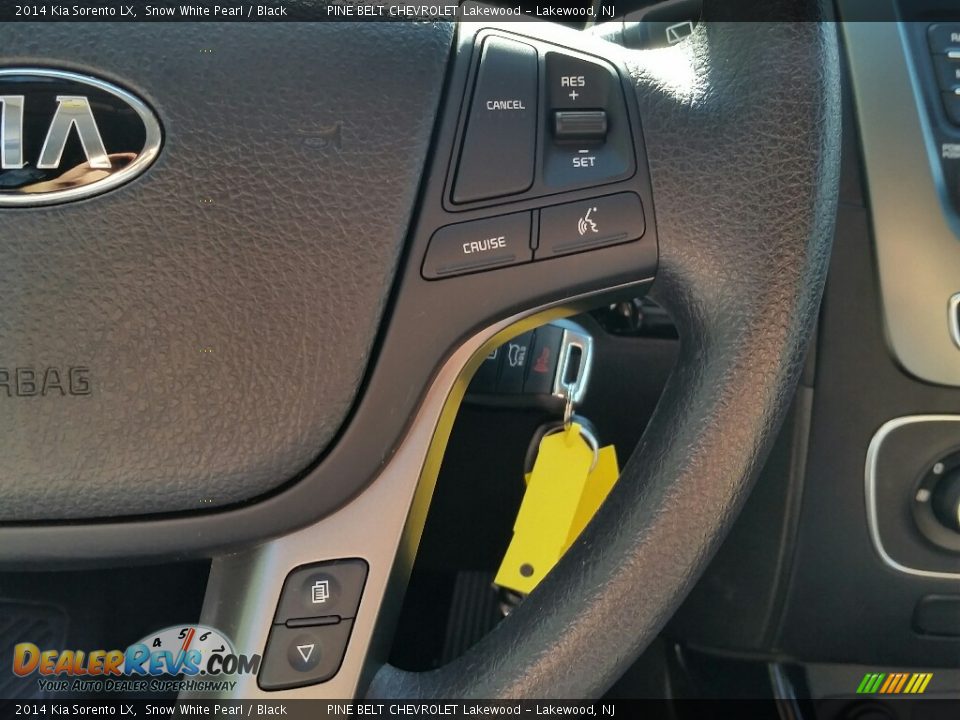 2014 Kia Sorento LX Snow White Pearl / Black Photo #16