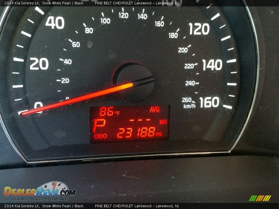 2014 Kia Sorento LX Snow White Pearl / Black Photo #18