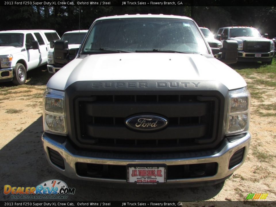 2013 Ford F250 Super Duty XL Crew Cab Oxford White / Steel Photo #2